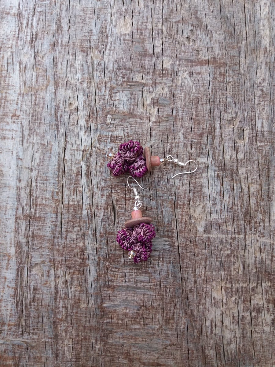 Multi Button Earrings
