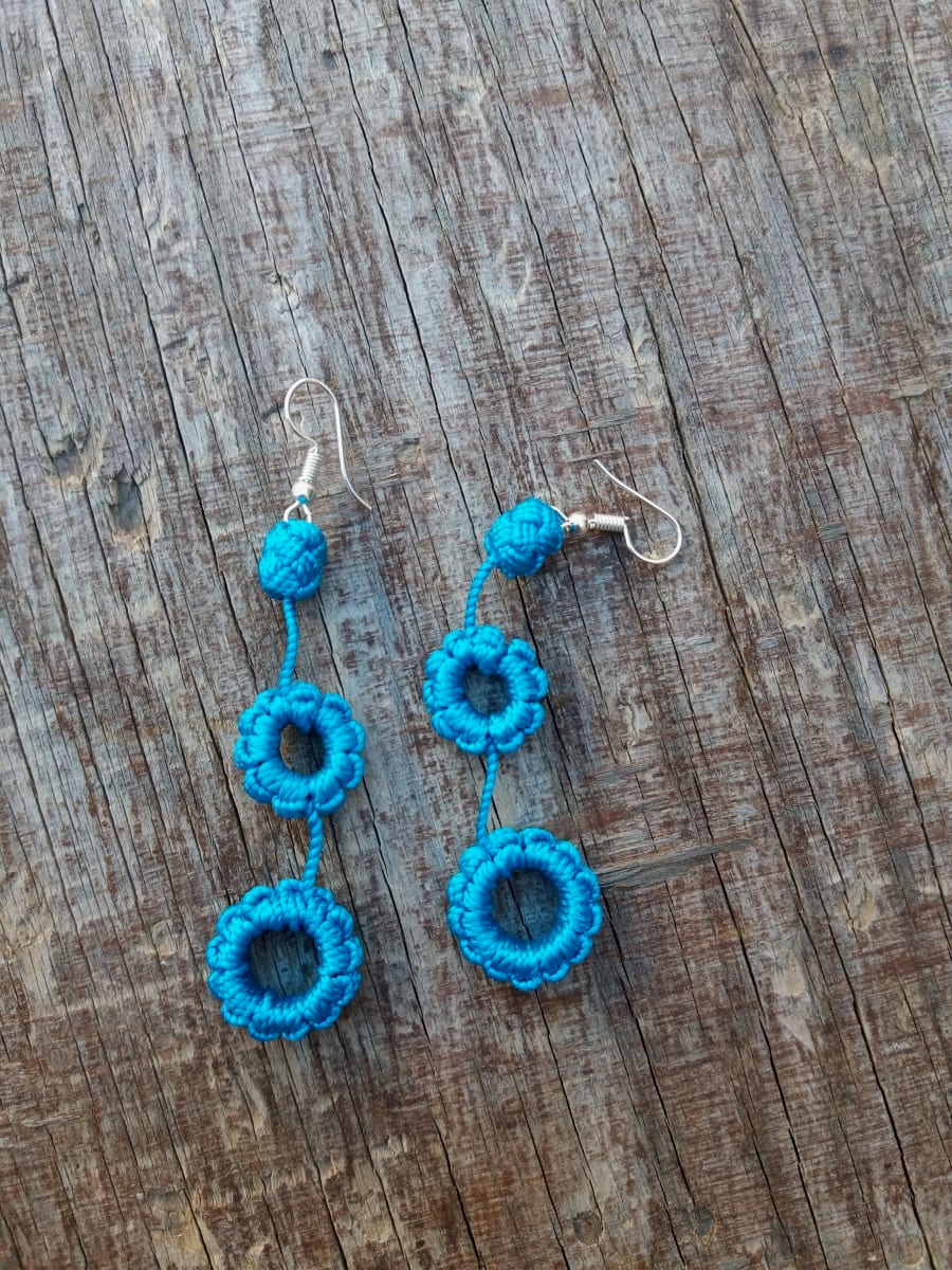 Multi Button Earrings