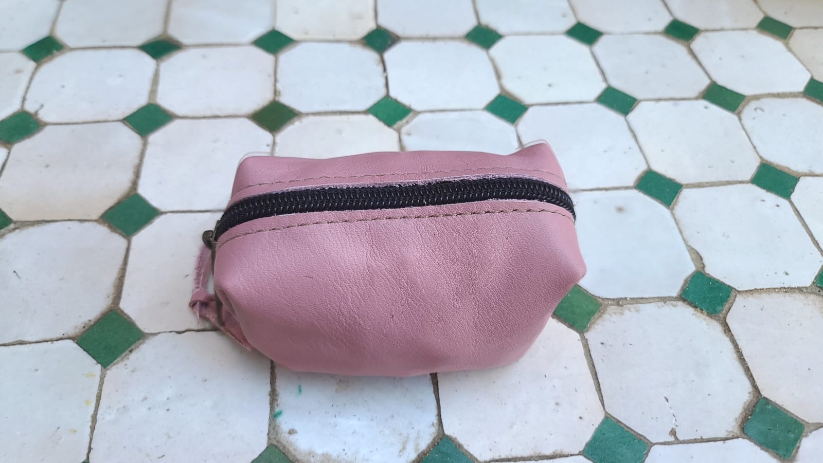   small bag leather Pink, Black Morocco