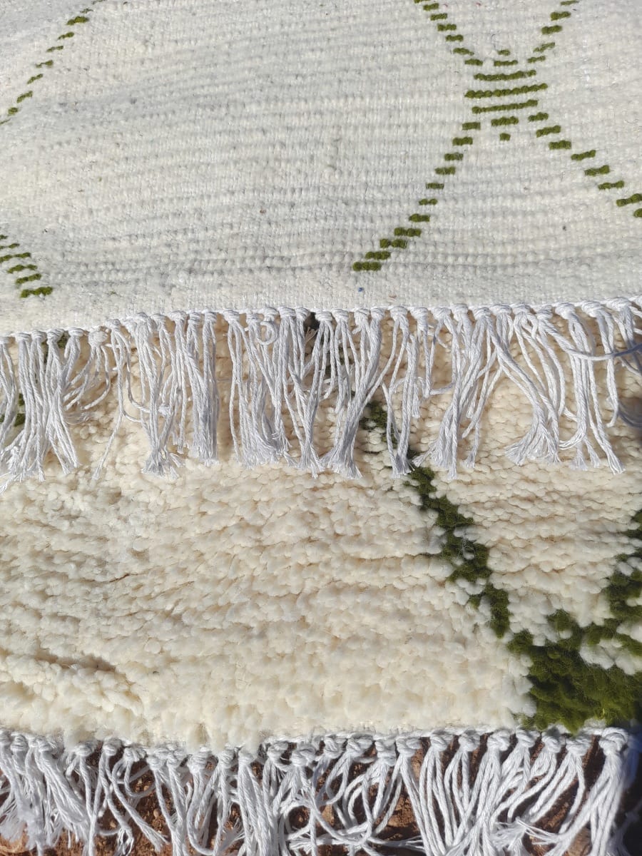  Rug   Green, White Morocco