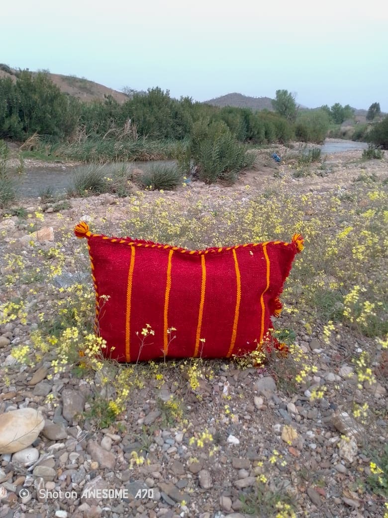 Pillow of wool