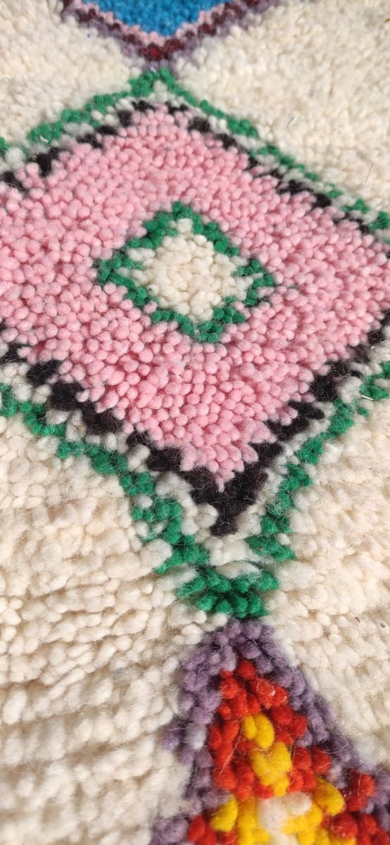  Azilal Rug Wool Colored Morocco