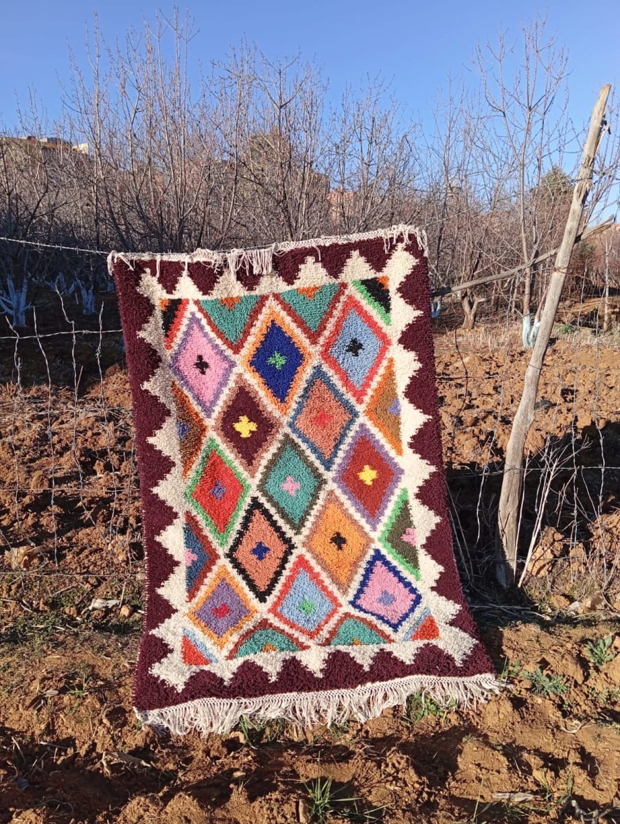  Pile Knot  Colored Morocco