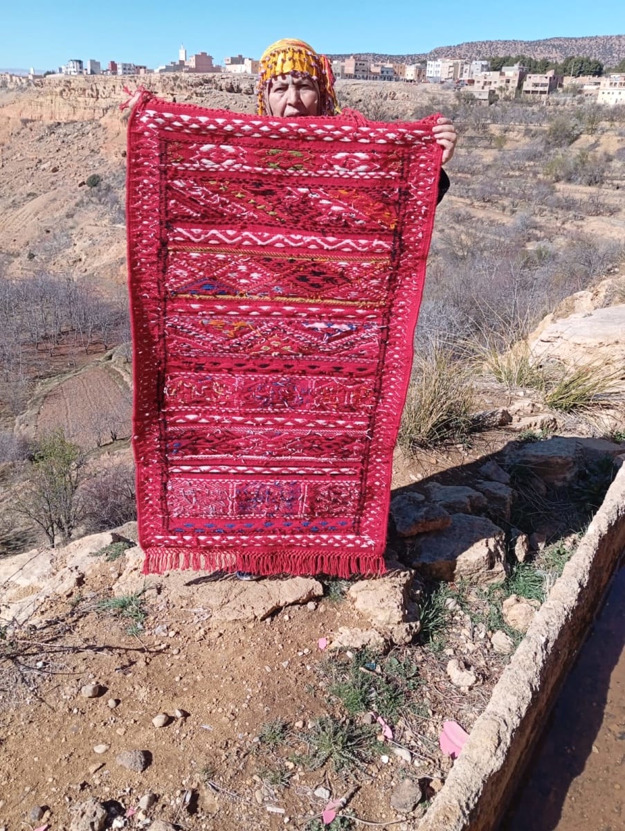  Pile Knot  Colored Morocco
