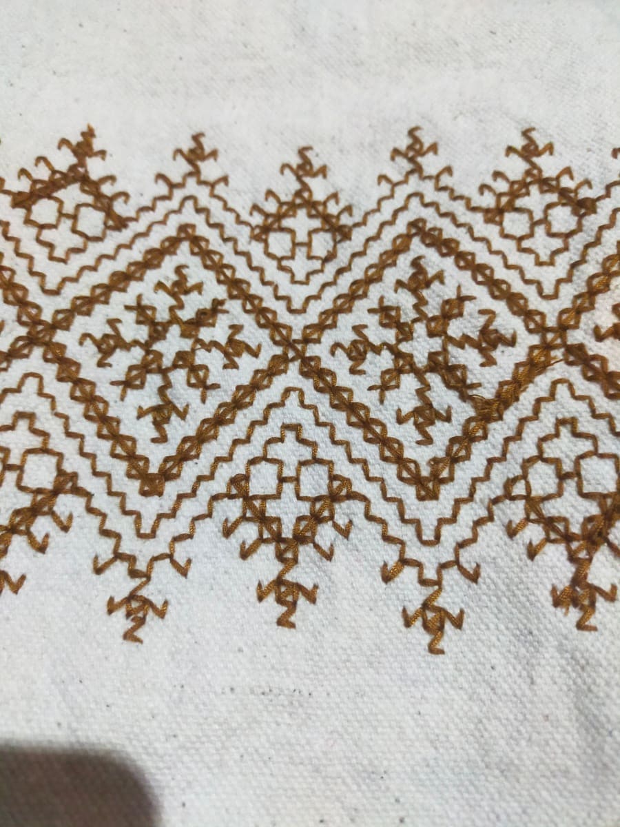Handmade Embroidered Pillow