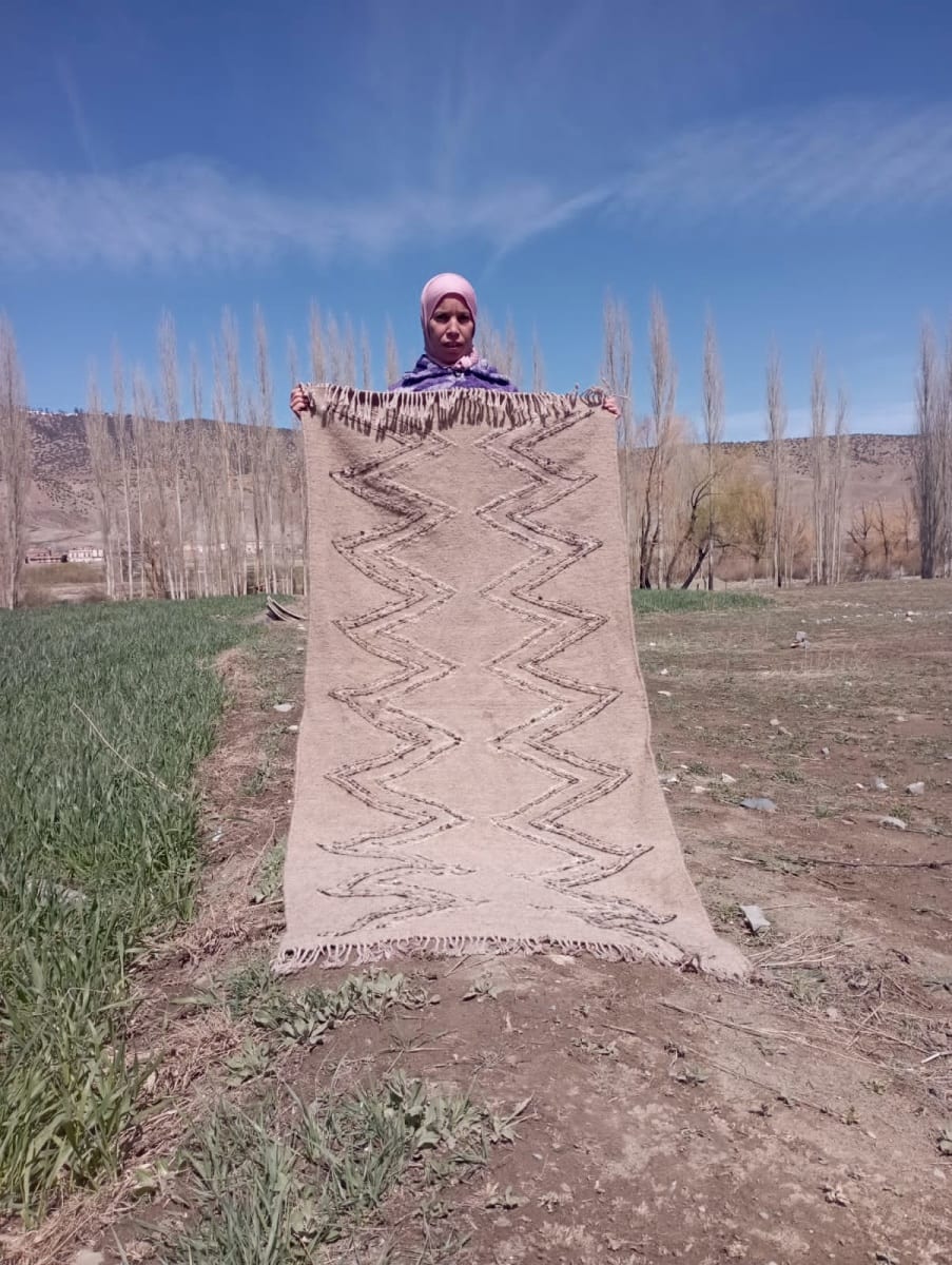  Hanbel Flatweave rug  Grey, Black Morocco