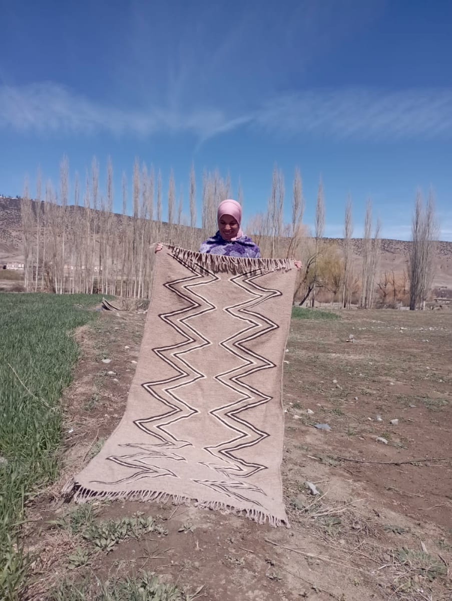  Hanbel Flatweave rug  Grey, Black Morocco