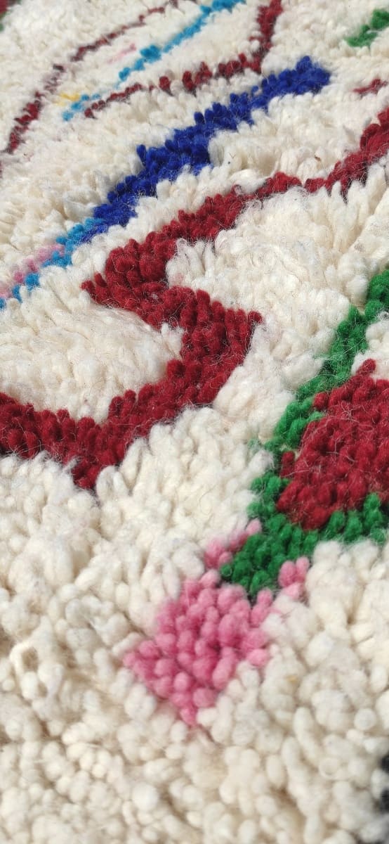  Azilal Rug Wool Colored Morocco