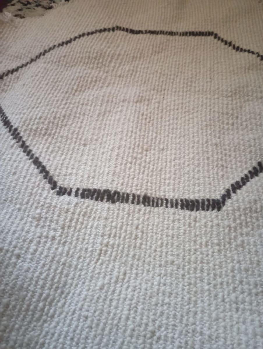  Pileknot rug  Black, White Morocco