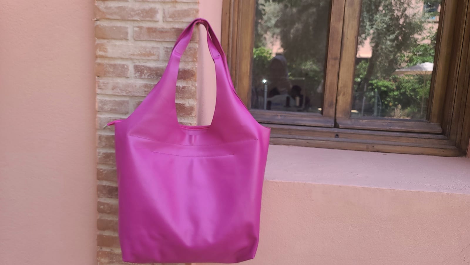  bag leather Pink Morocco