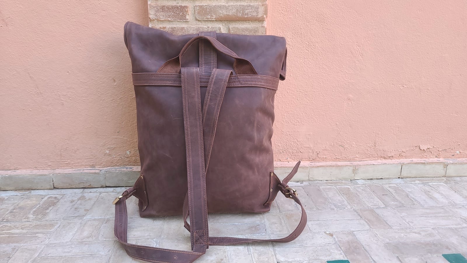  handbag leather Brown Morocco