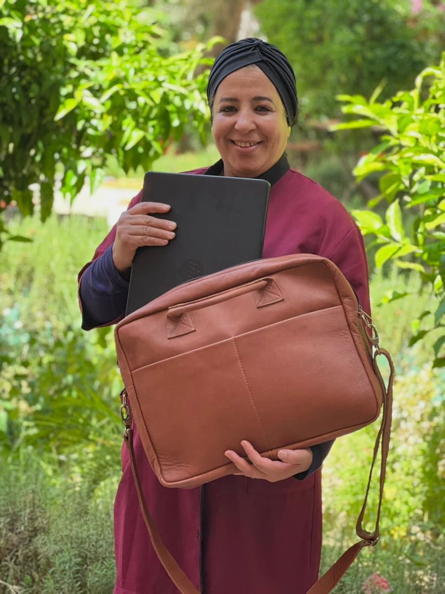  bag leather Brown Morocco