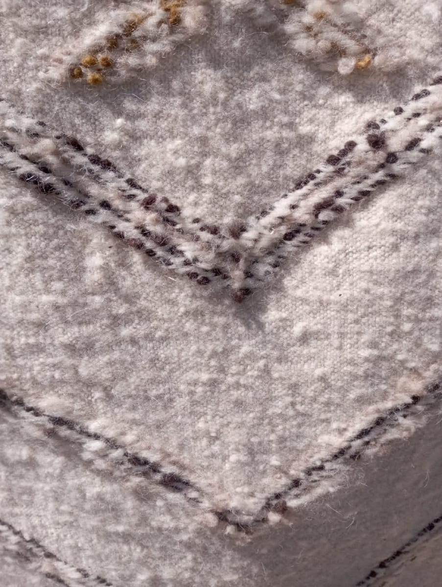  Woven Blanket  Brown, Black Morocco