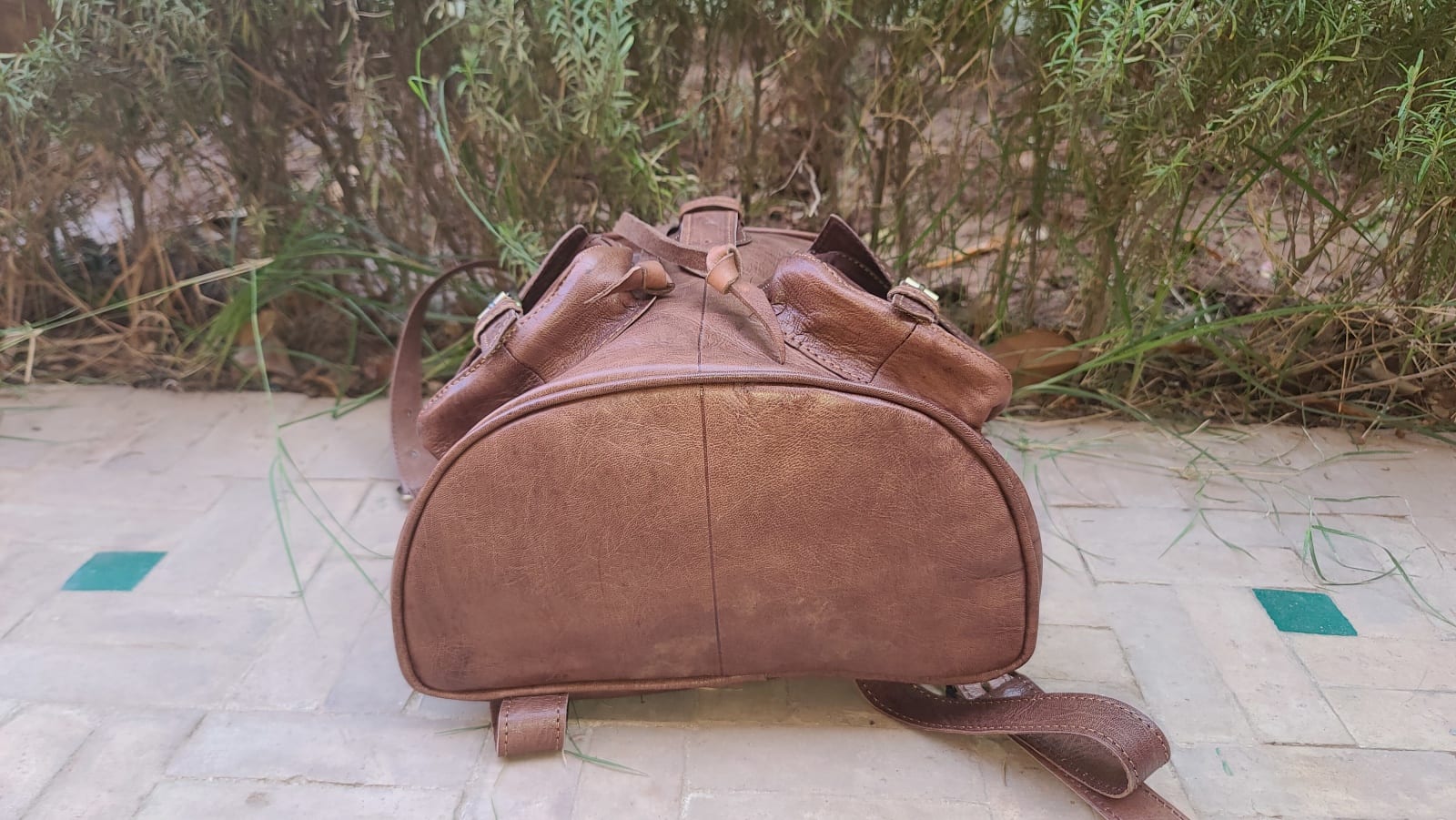  handbag leather Brown Morocco
