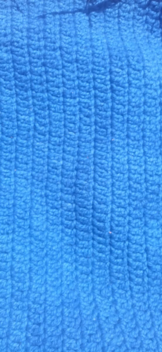  Handmade Wool Poncho Dyed Wool Blue Morocco