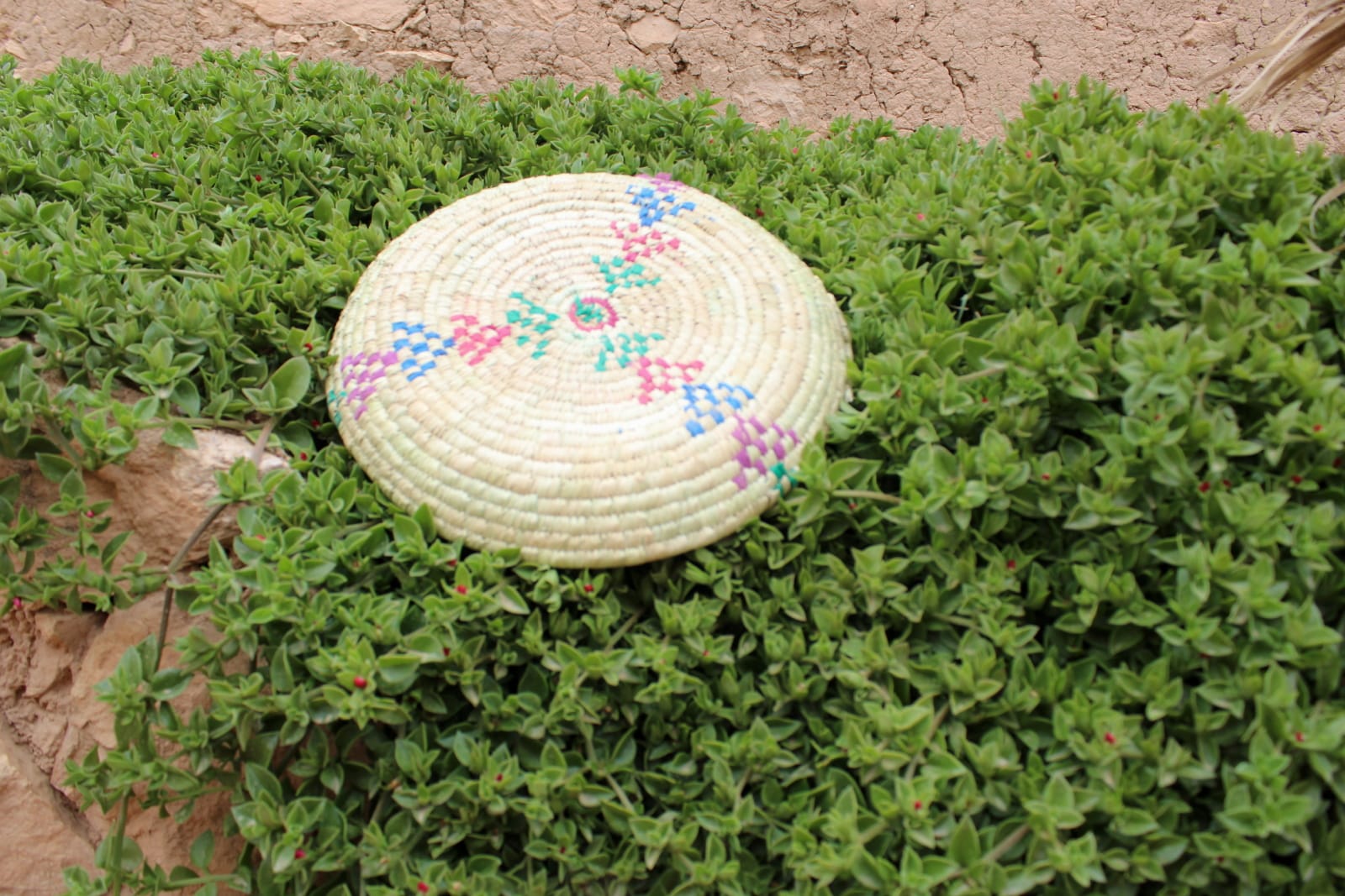  Woven Basket  Colored Morocco