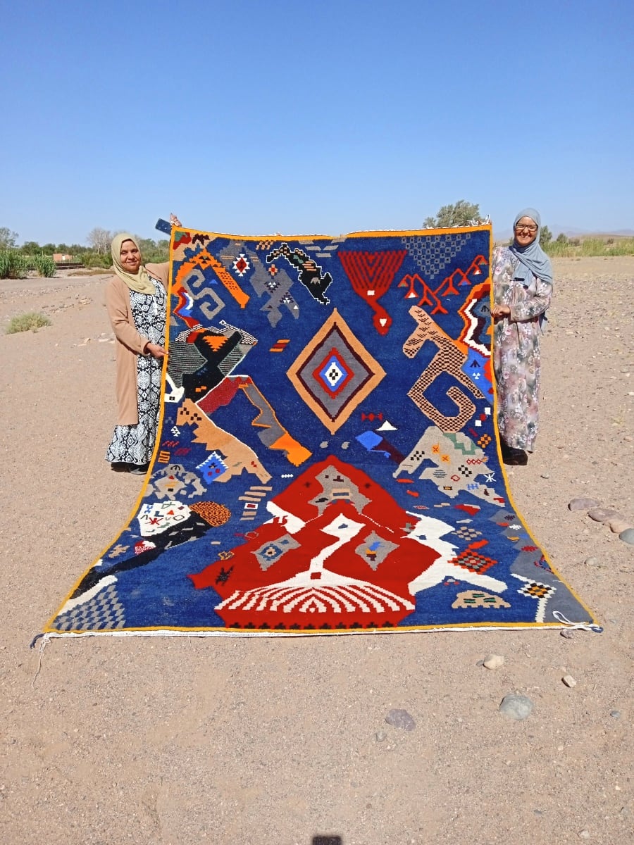 Handmade Moroccan Pileknot Rug