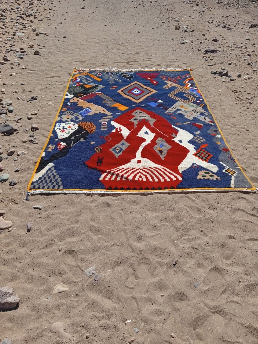 Handmade Moroccan Pileknot Rug