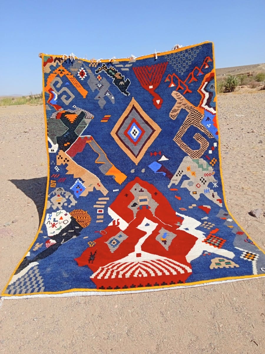 Handmade Moroccan Pileknot Rug