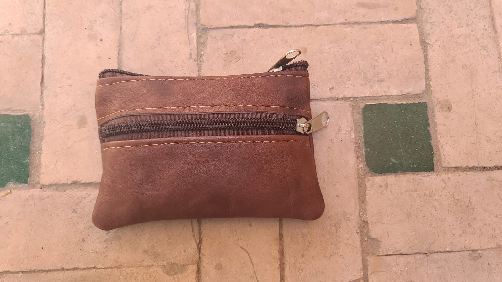   small bag leather Brown, Grey Morocco