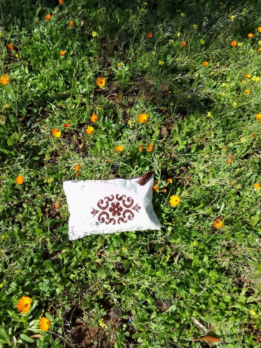  Money Bag  Brown, White Morocco