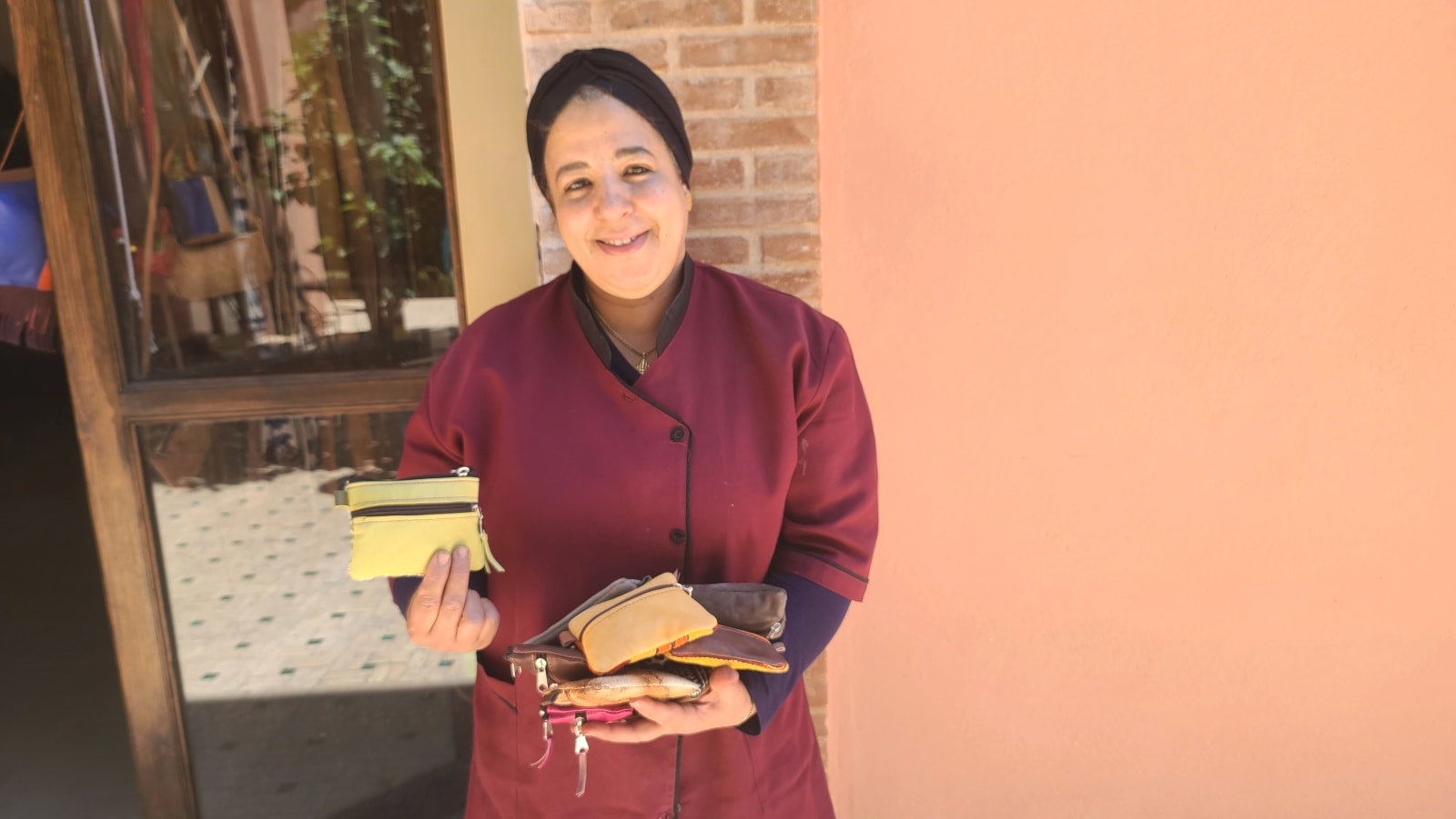   small bag leather Brown Morocco