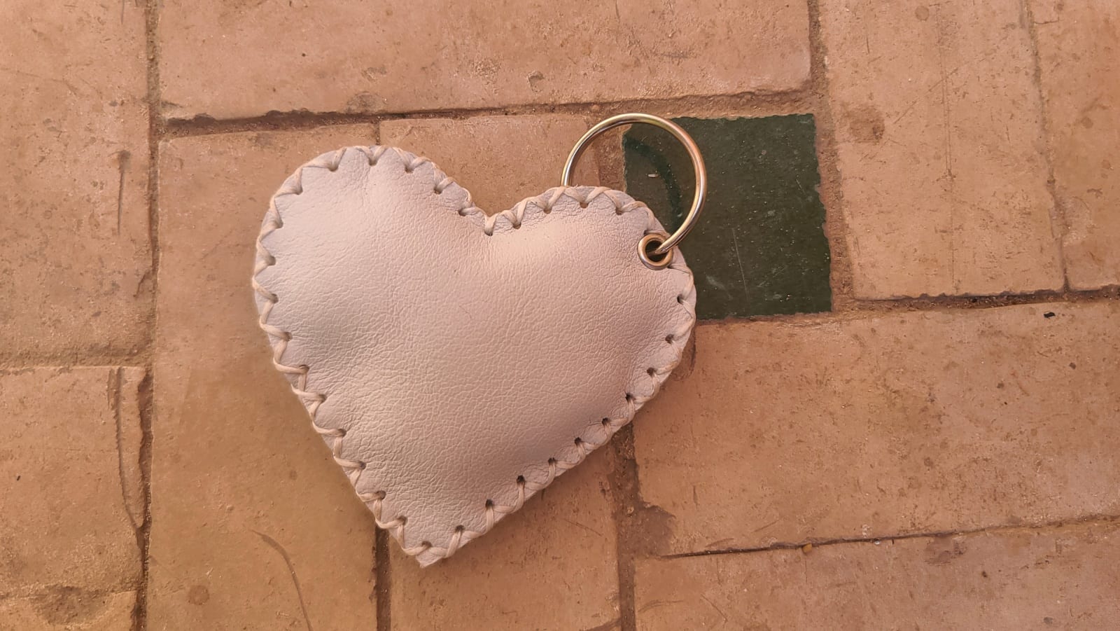   small bag leather and Sabra silk White Morocco