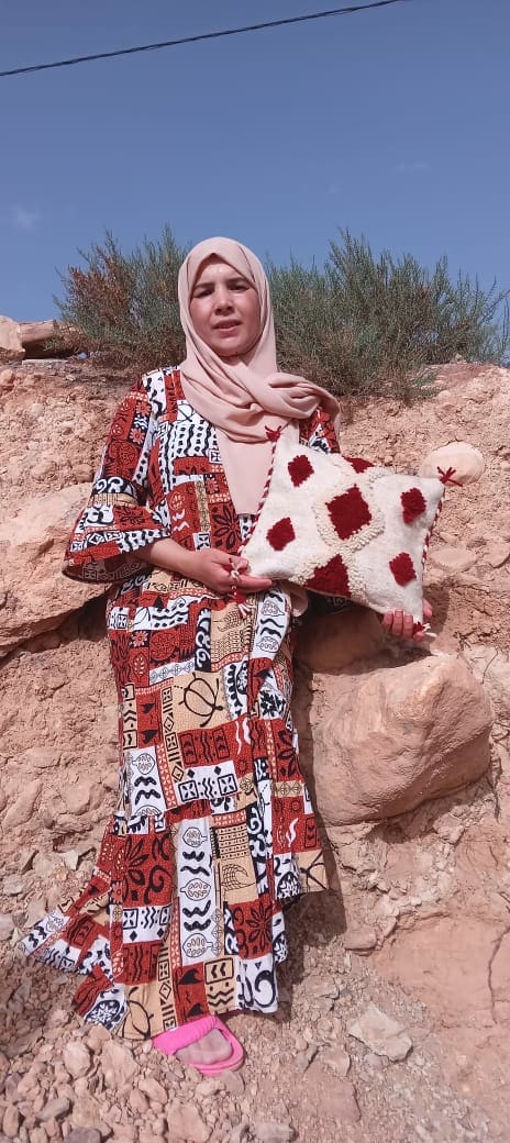Handmade Flatweave Pillow