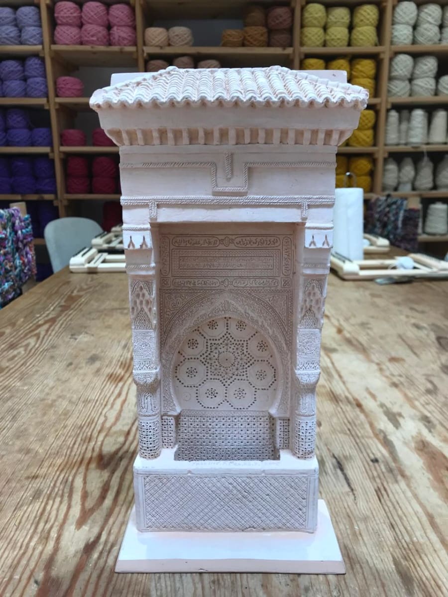  Clay Sculpture  Paint White Morocco