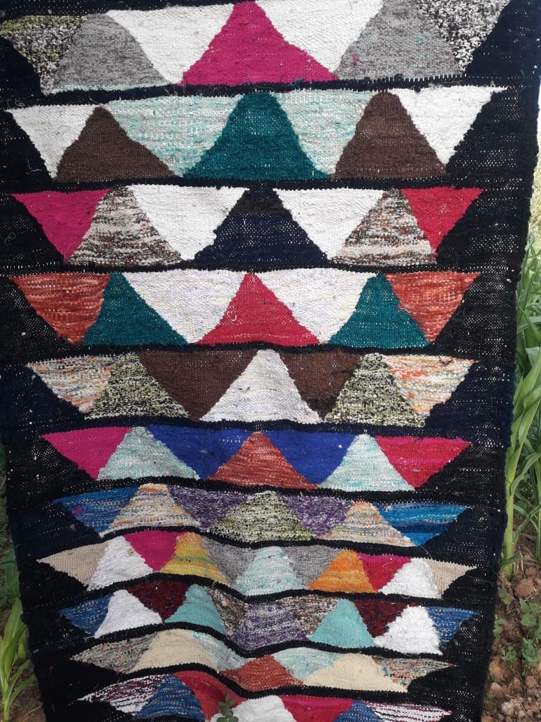  Boucherouite Up Cycled Thread  Colored Morocco