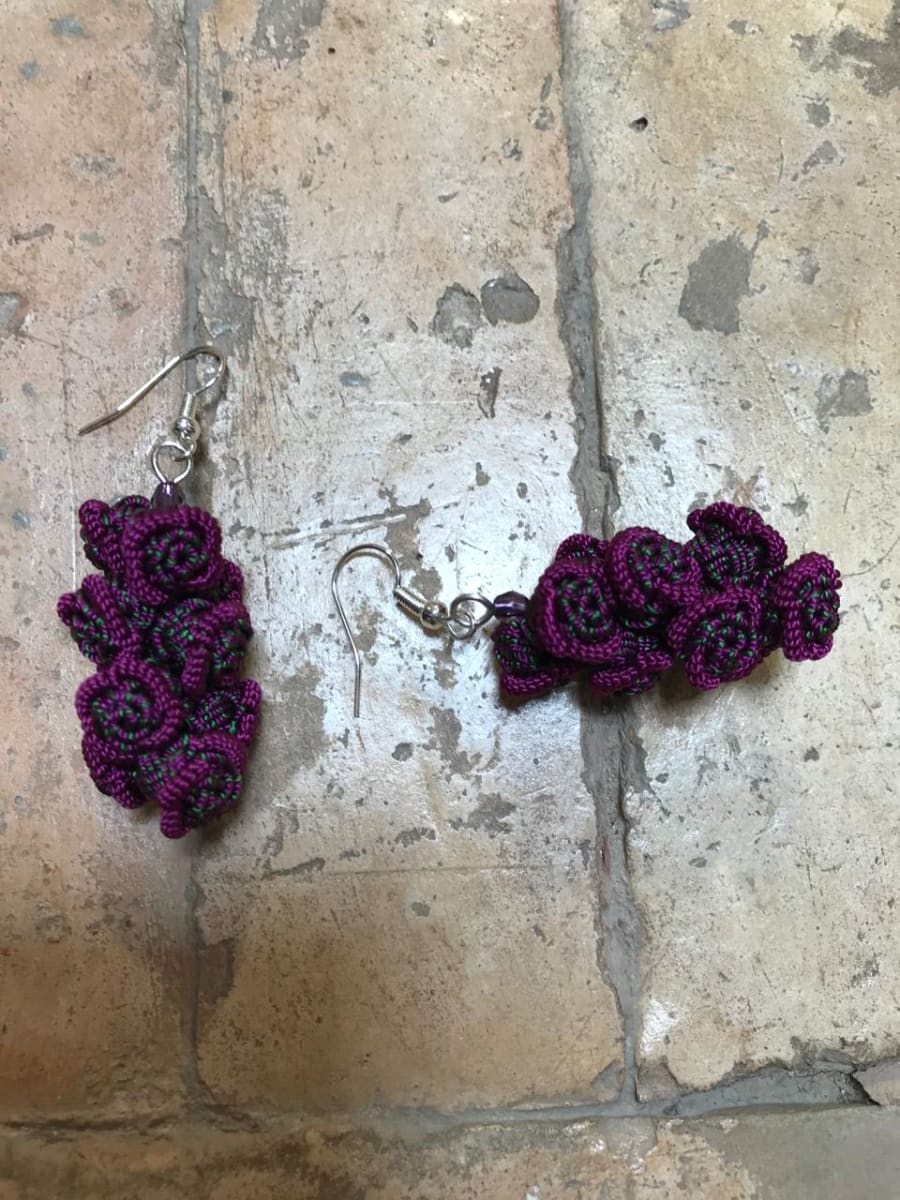 Multi Button Earrings