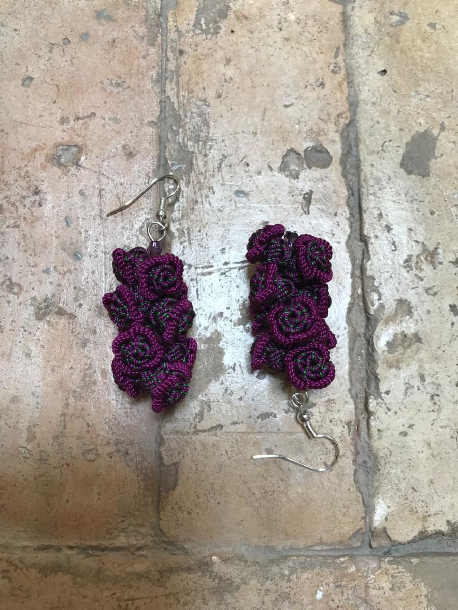 Multi Button Earrings