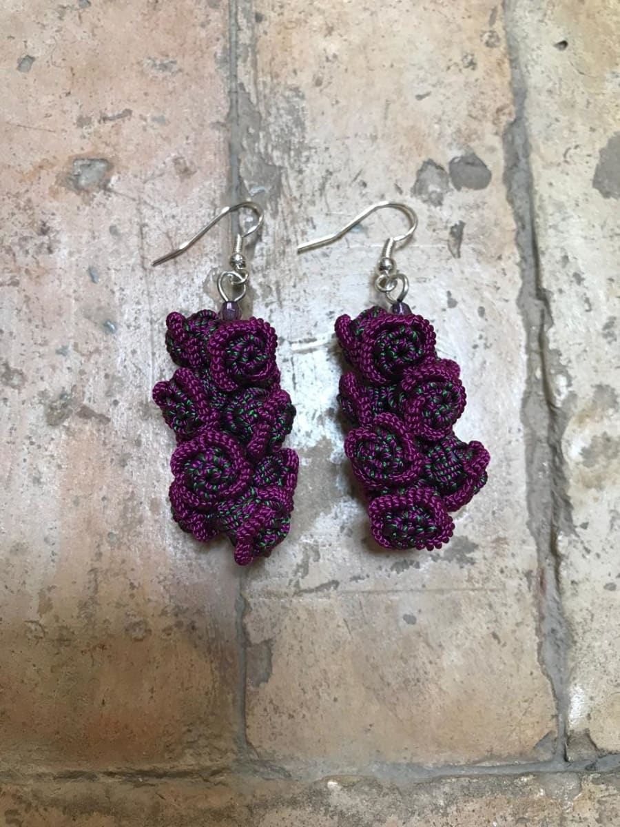 Multi Button Earrings
