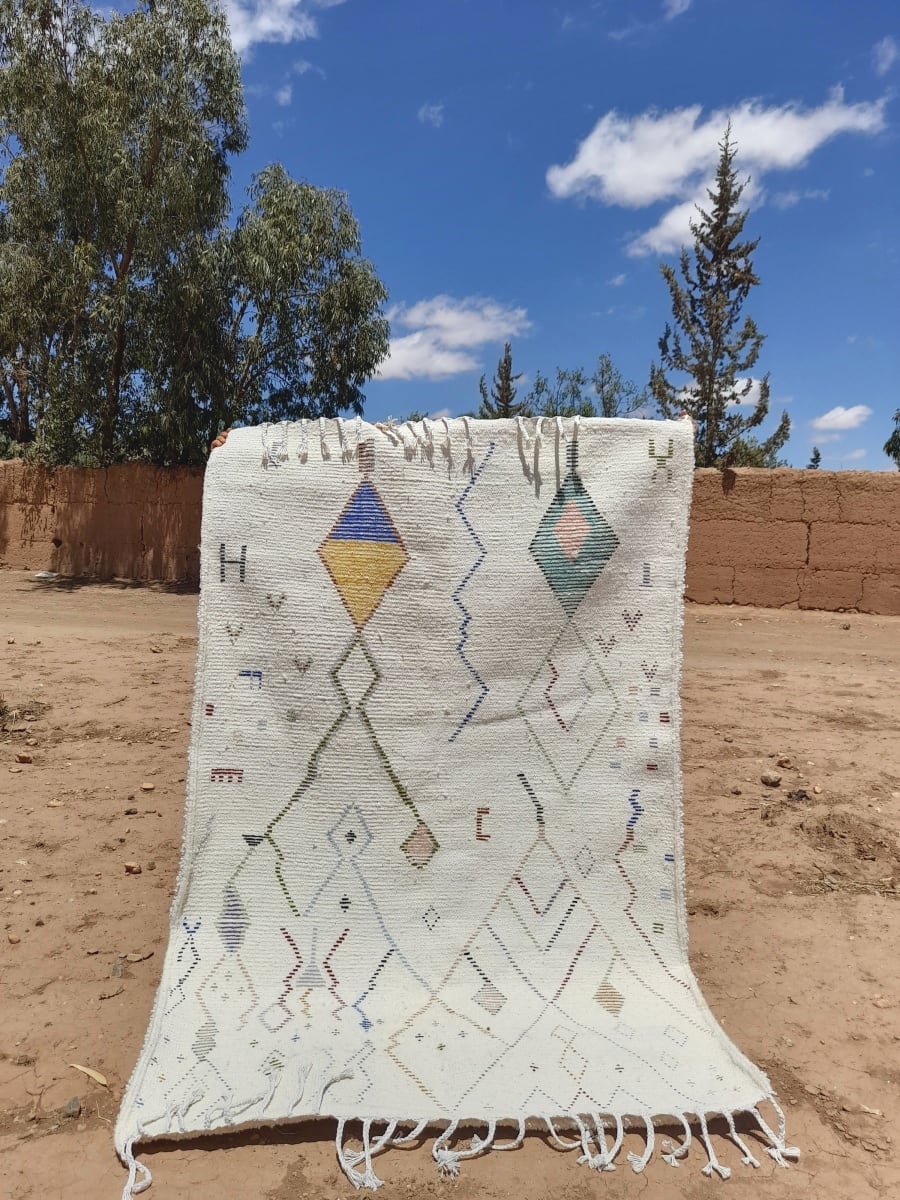  Rug   Colored Morocco