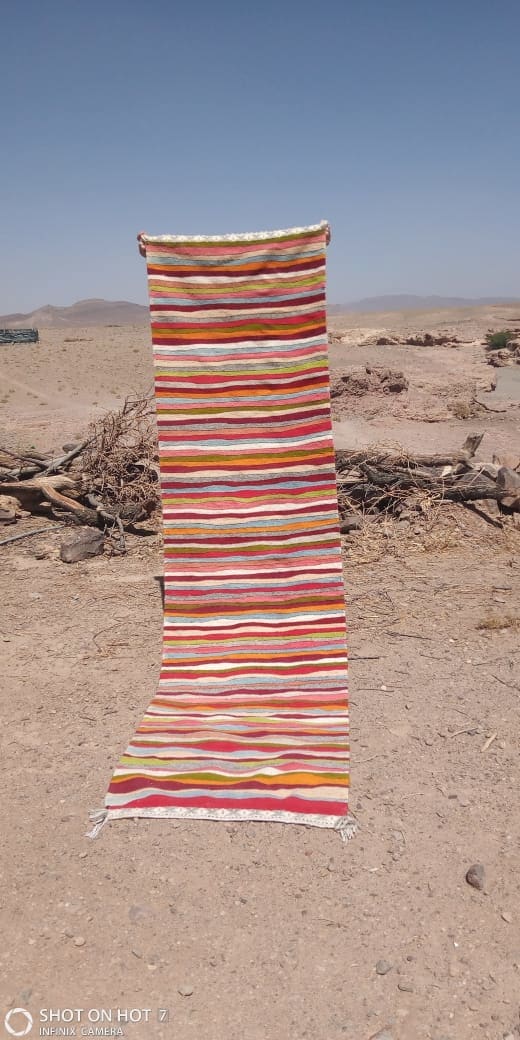  Flatweave Rug  Colored Morocco