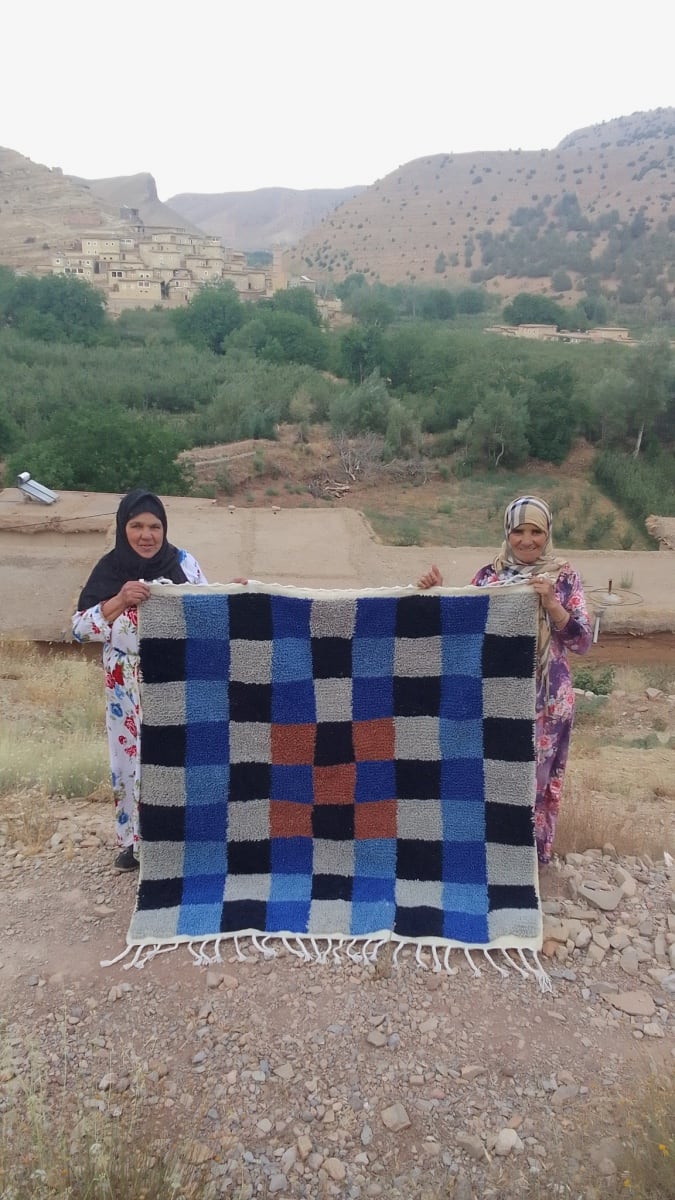  Rug  Colored Morocco