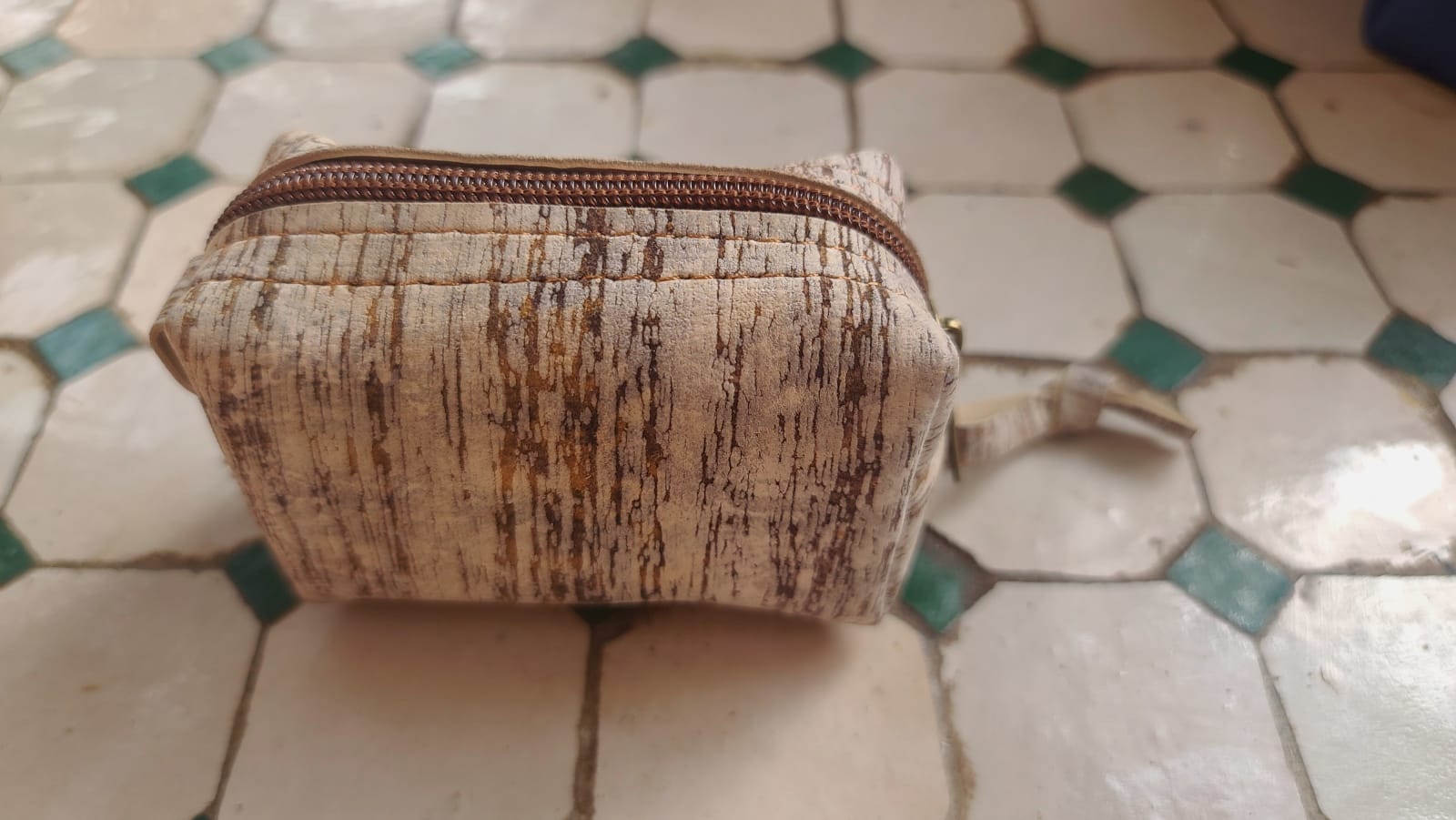   small bag leather Brown, White Morocco