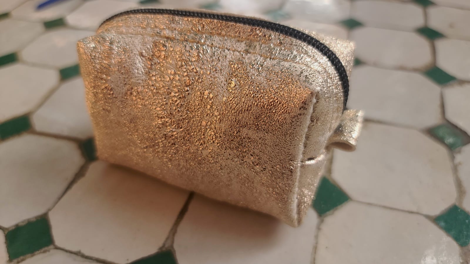   small bag leather Brown, White Morocco