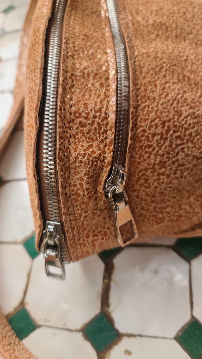  bouchet leather Brown Morocco