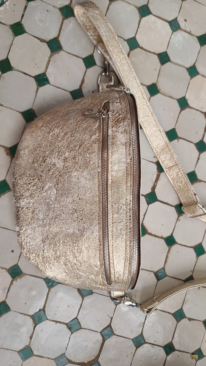  bouchet leather Brown, White Morocco