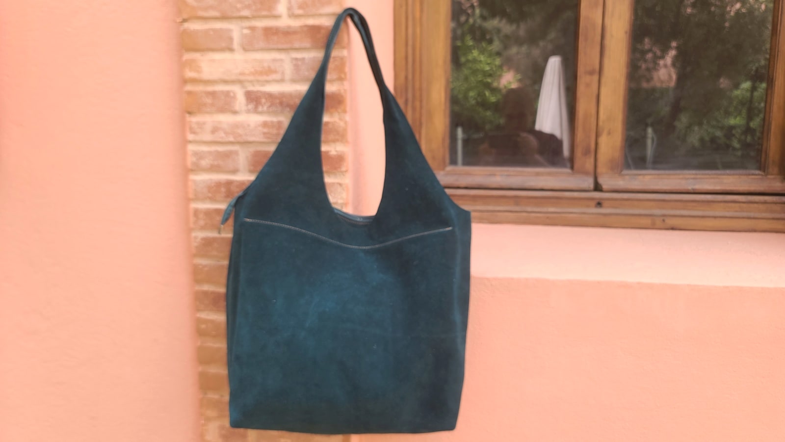  bag leather Green Morocco