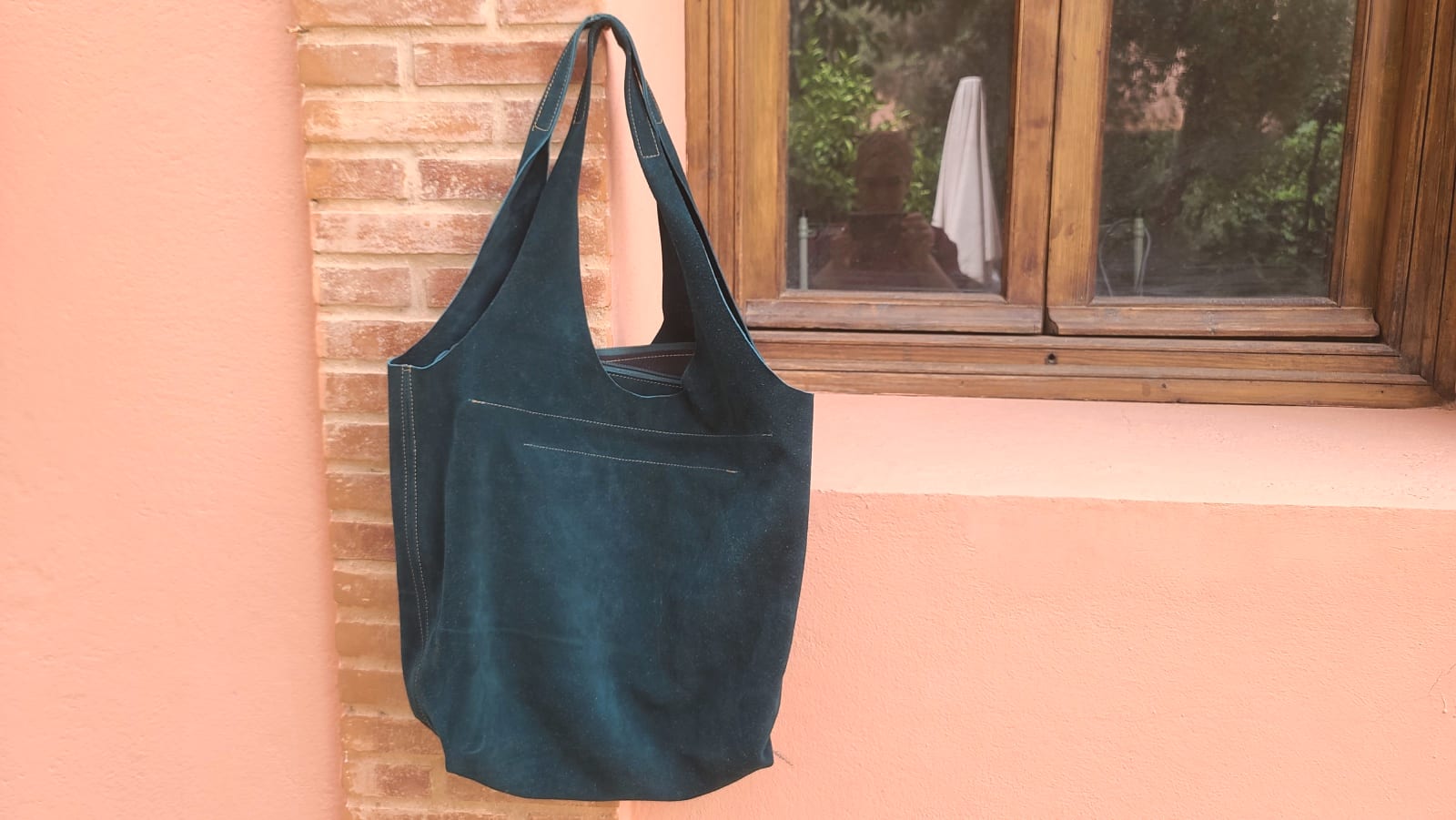  bag leather Green Morocco