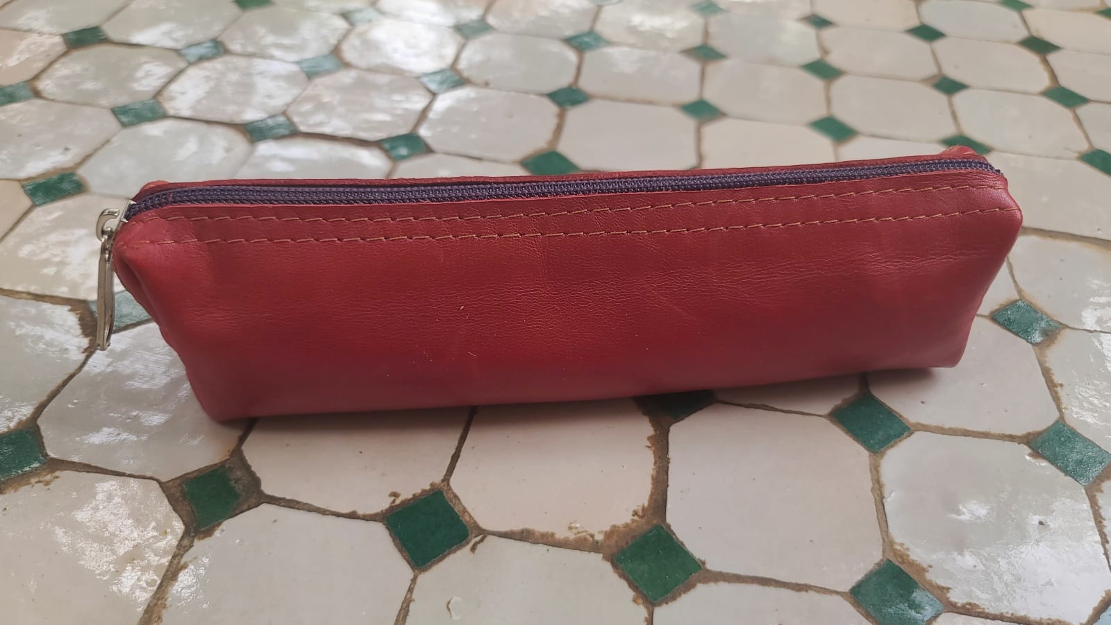   small bag leather Red, Black Morocco