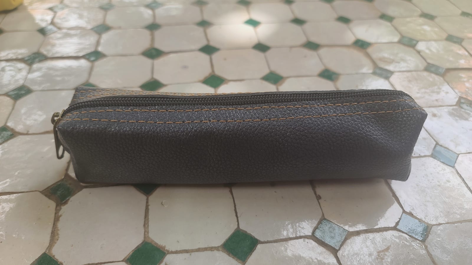   small bag leather Grey, Black Morocco