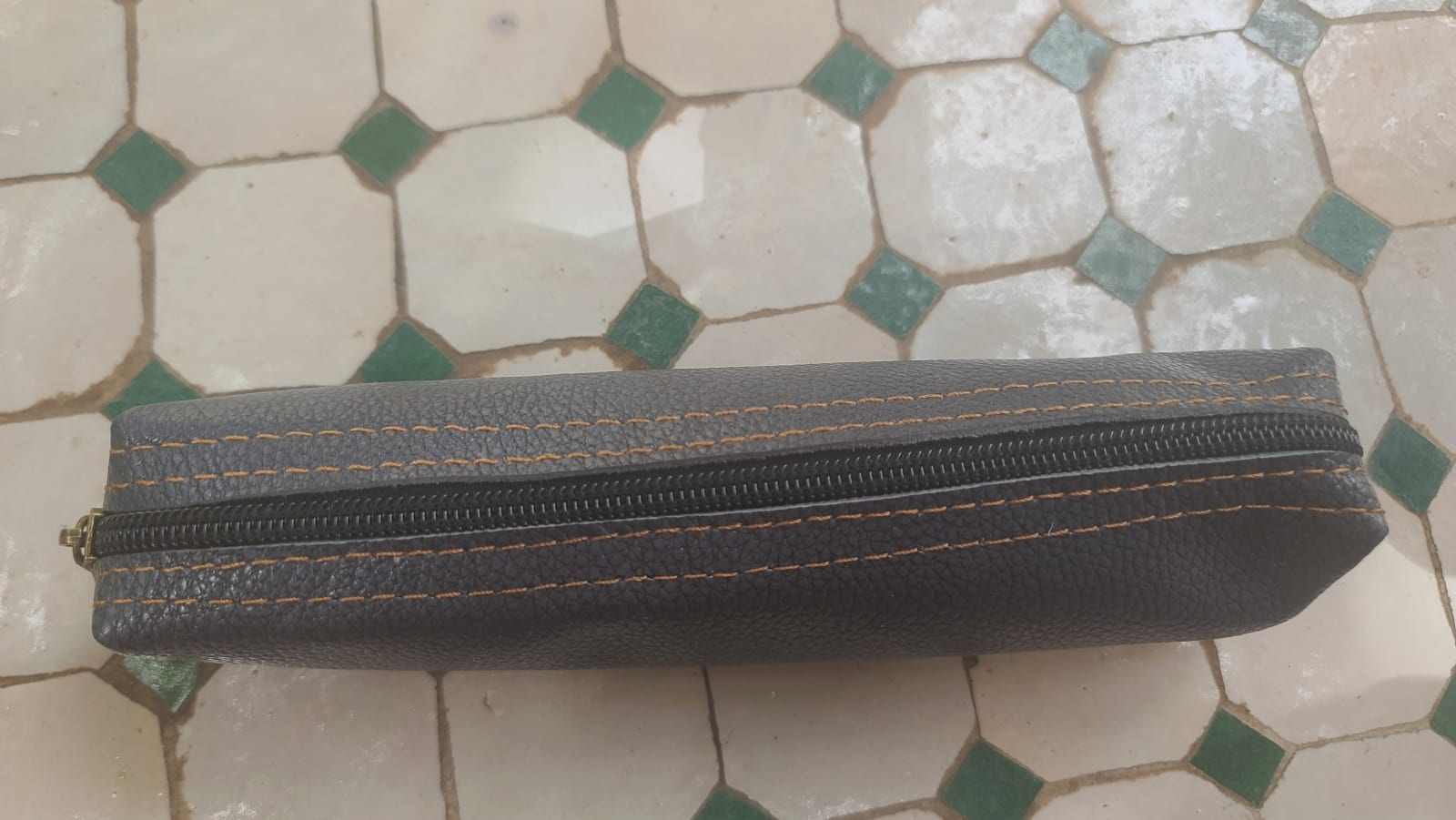   small bag leather Grey, Black Morocco