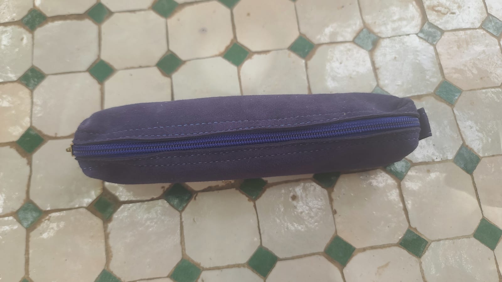   small bag leather Blue Morocco