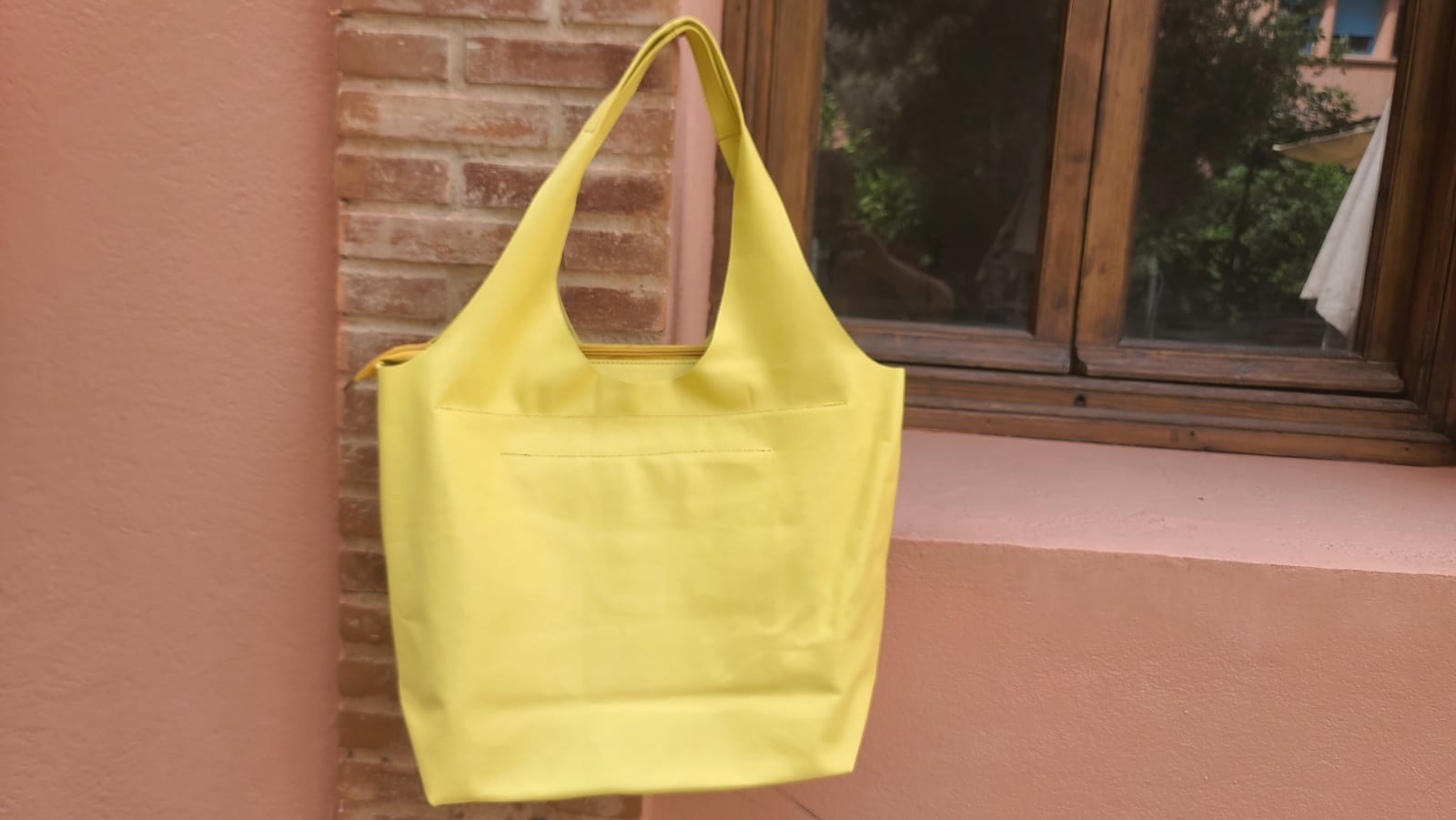  bag leather Yellow Morocco