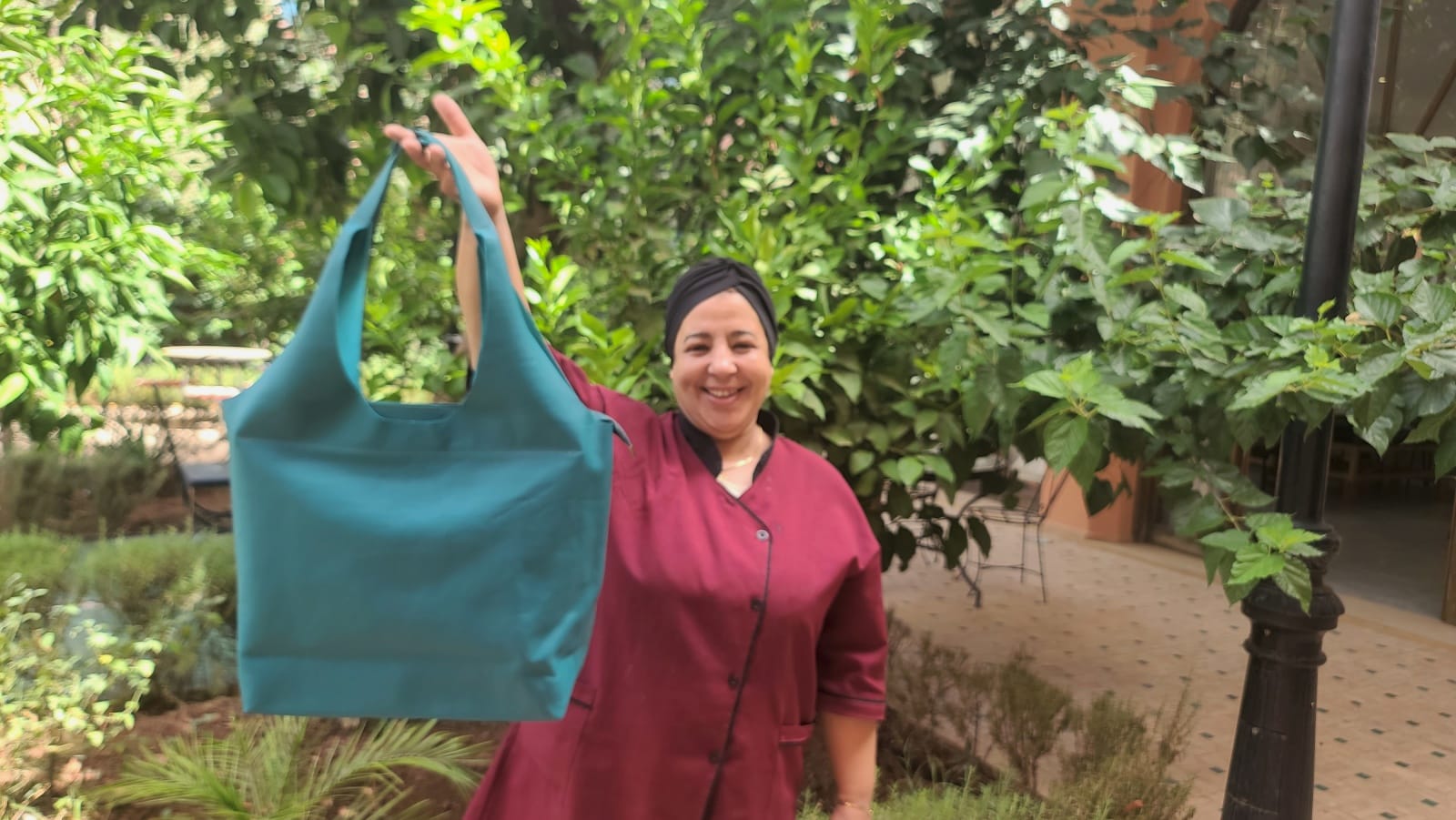  bag leather Light Blue Morocco