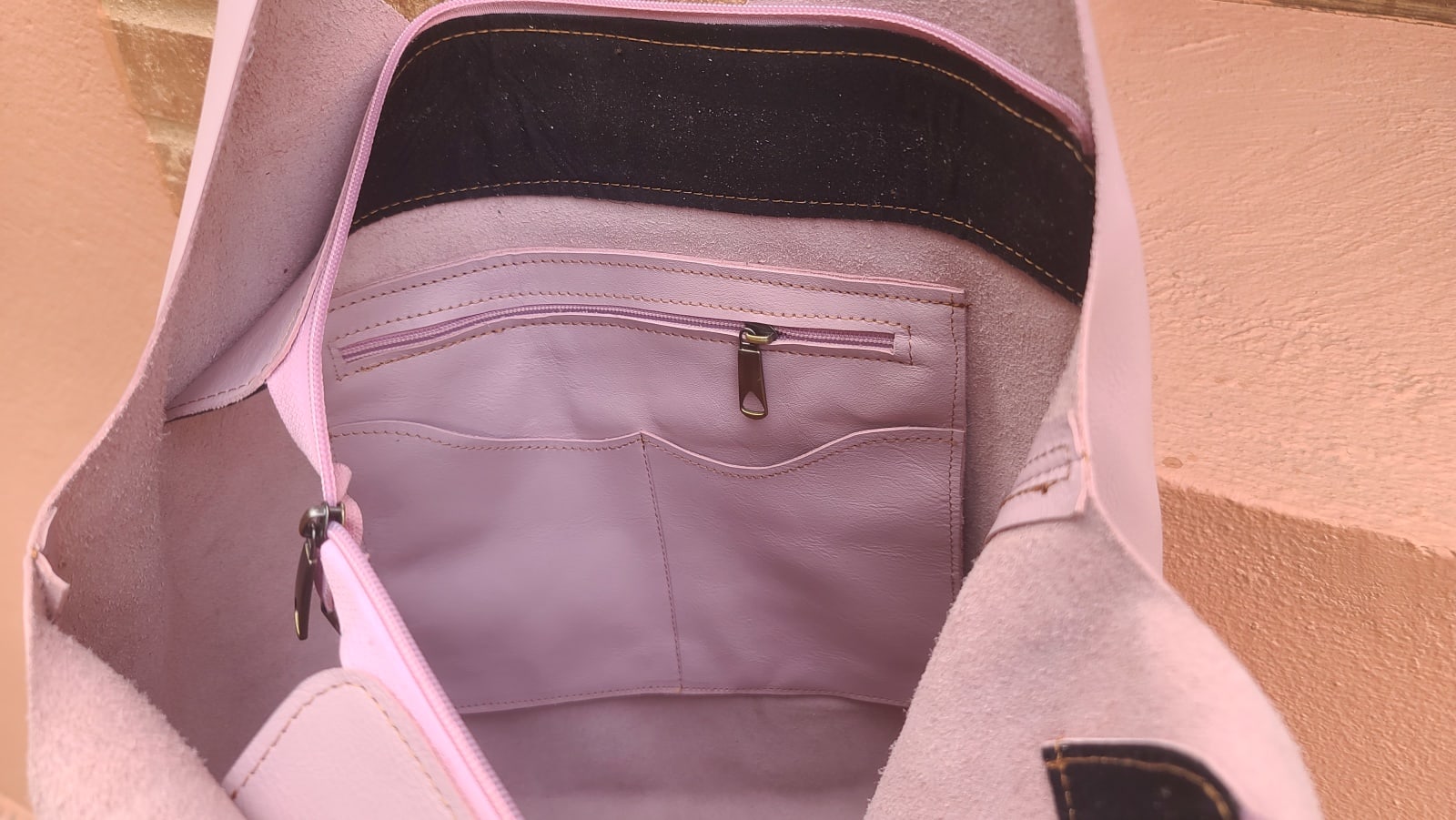  bag leather Pink Morocco