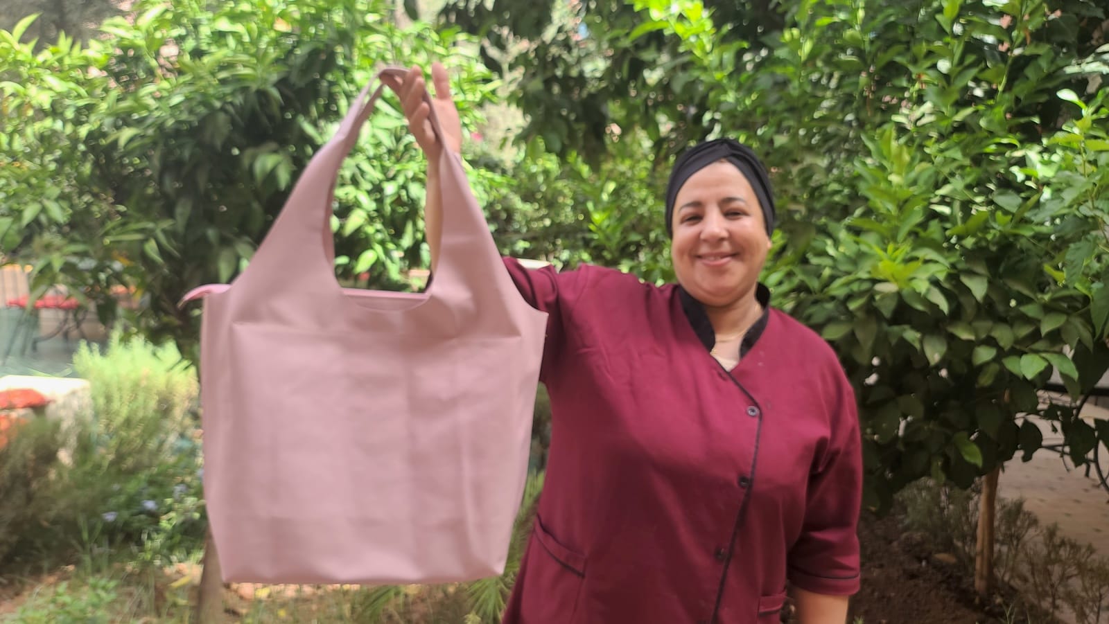  bag leather Pink Morocco